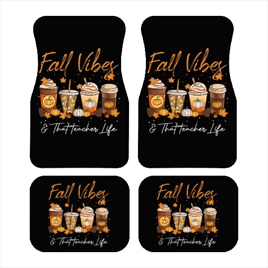 Fall Vibes & That Teacher Life Car Mats