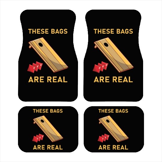 These Bags Are Real - Cornhole Car Mats