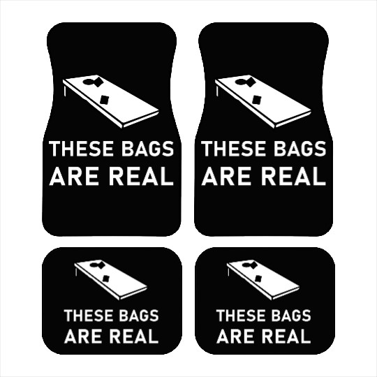 These Bags Are Real - Cornhole Car Mats