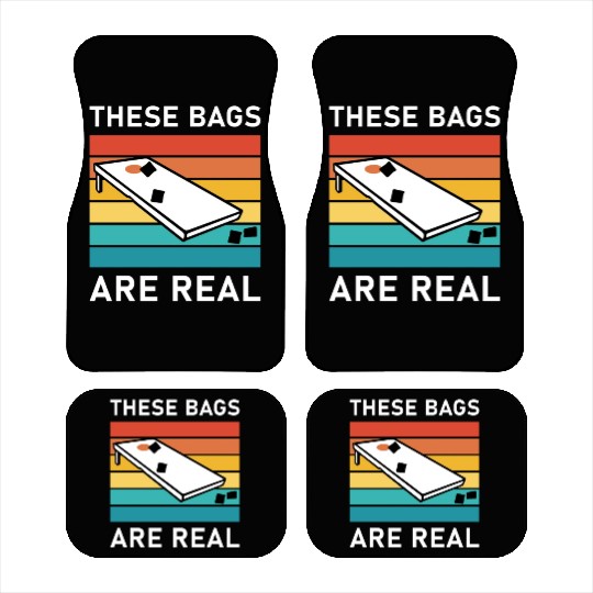 These Bags Are Real - Cornhole Car Mats
