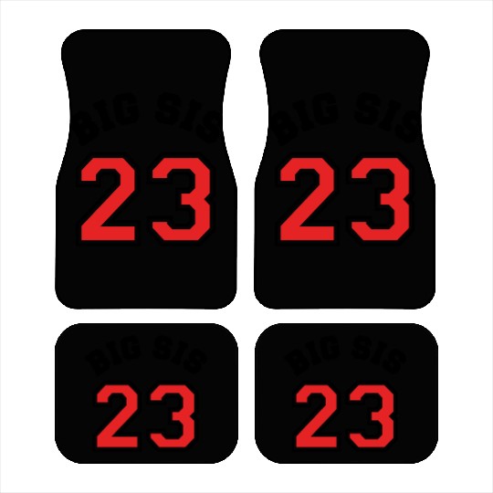 Big Sis 2023 - Big Sister Baby Family Birth Girl Car Mats