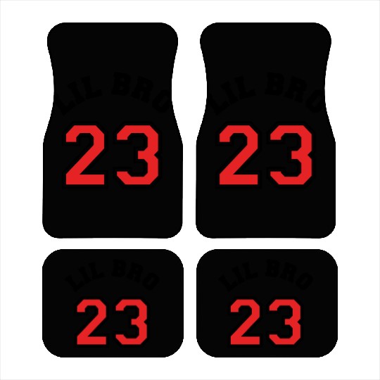 Lil Bro 2023 Little Brother Baby Family Birth Boy Car Mats