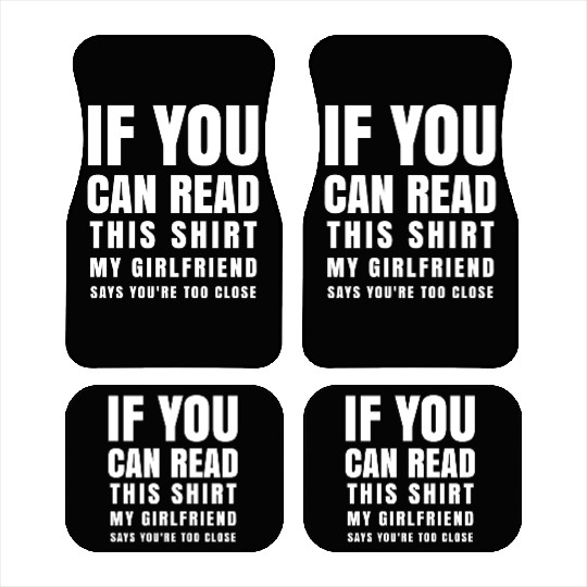 Funny Boyfriend Saying Clothing Valentine Gift Car Mats