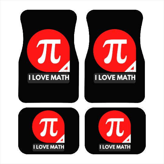I love Math Car Mats