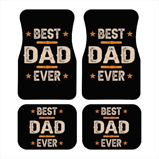 Best Dad Ever Car Mats