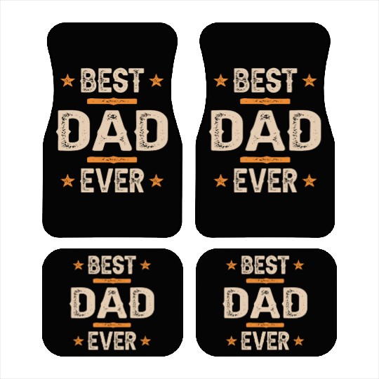 Best Dad Ever Car Mats