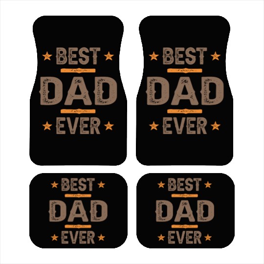 Best Dad Ever Car Mats
