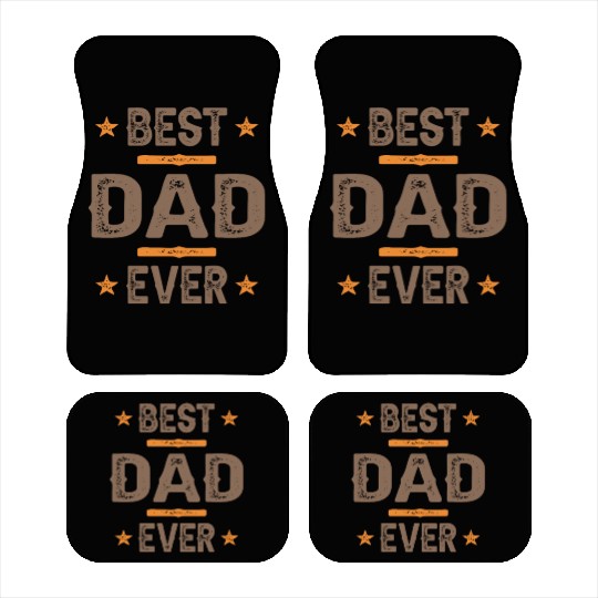 Best Dad Ever Car Mats