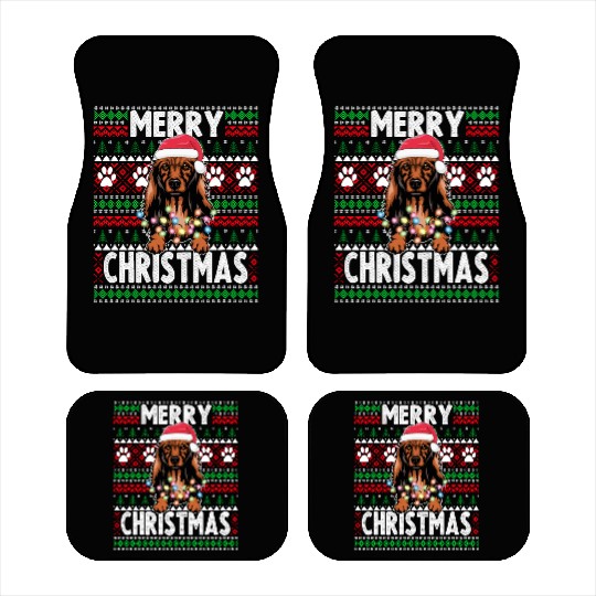 Cute Dog Pajama - Long Coat Dachshund Dog Lover Ch Car Mats
