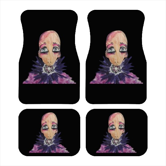 Glamorous baby in violet. Car Mats