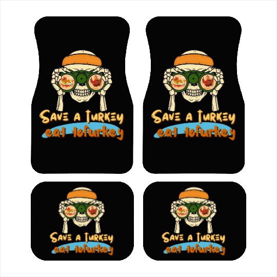 Save a turkey eat tofurkey Car Mats