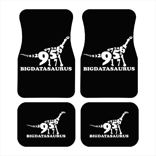 Big Data Dinosaur - Machine Learning Data Analyst Car Mats