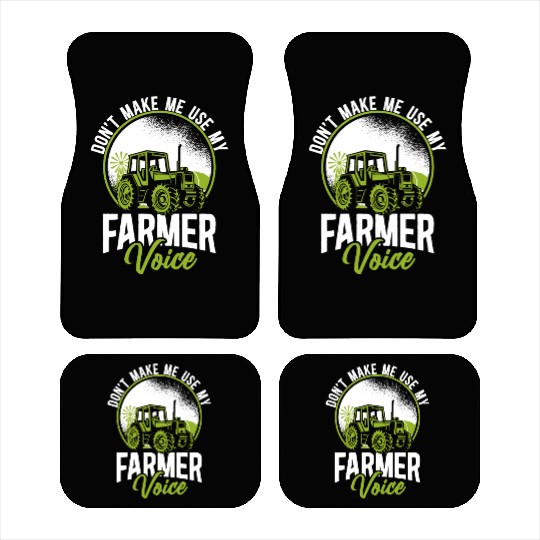 Farming Farmer Tractor Vintage Car Mats