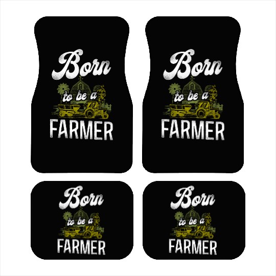 Farming Farmer Tractor Vintage Car Mats