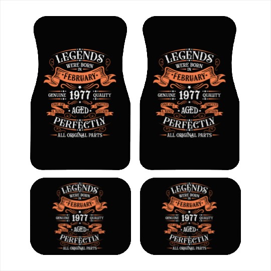 February 1977| February 1977 anniversary 1977 Car Mats