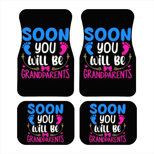 We Will Become Grandparents, Be Grandparents Car Mats