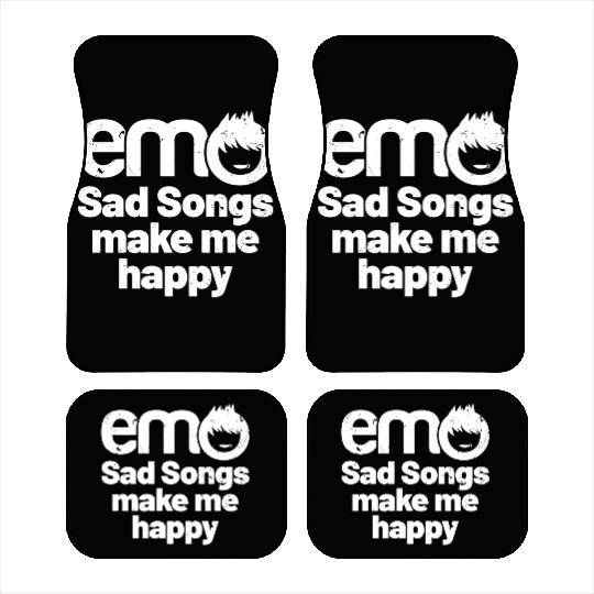 emo - Sad songs make me Happy | Emo clothes | Emoc Car Mats