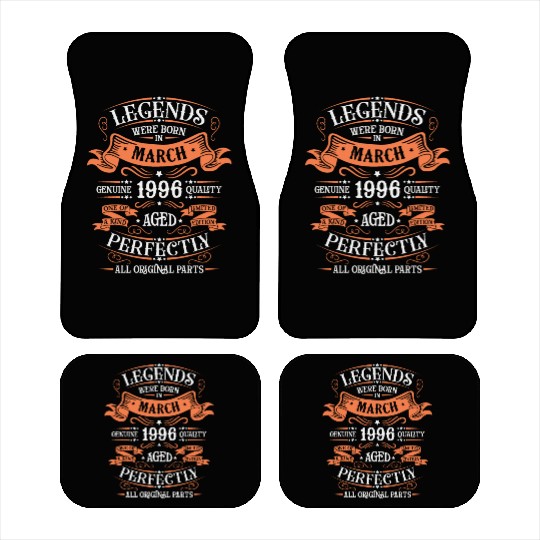 March 1996 anniversary March 1996 March Car Mats