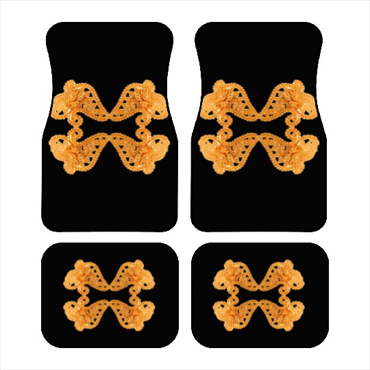 Gold Engagement Jewelry Car Mats