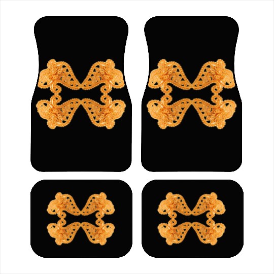 Gold Engagement Jewelry Car Mats
