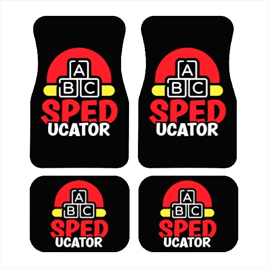 Speducator Sped Special Education Teacher Cute Car Mats