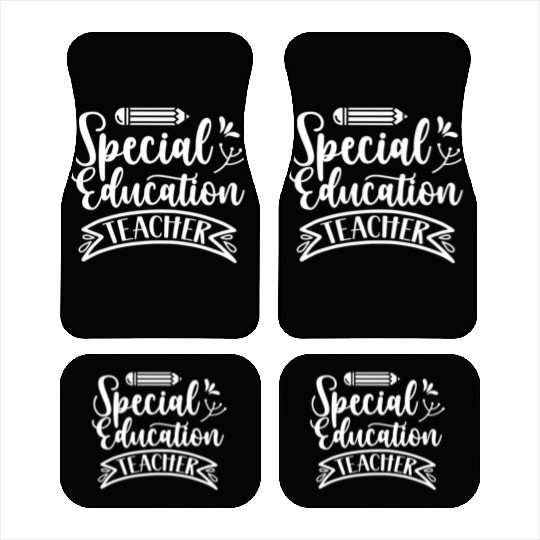 Special Education Teacher Sped Awareness Cute Car Mats