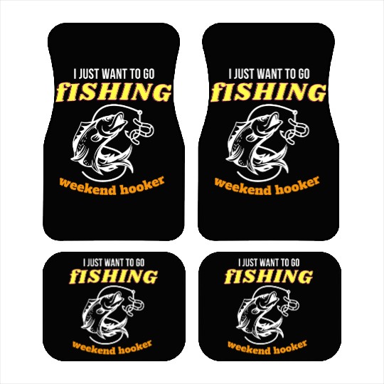 Fishing Lifestyle weekend hooker Car Mats