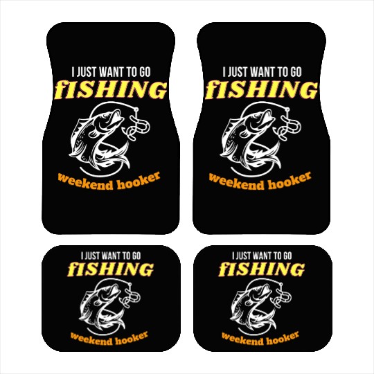 Fishing Lifestyle weekend hooker Car Mats