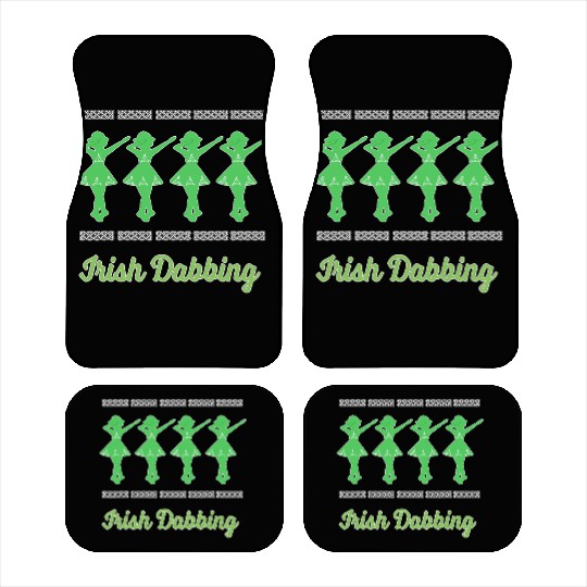 Funny Irish Dabbing Feis Irish Dance Best Gift T S Car Mats