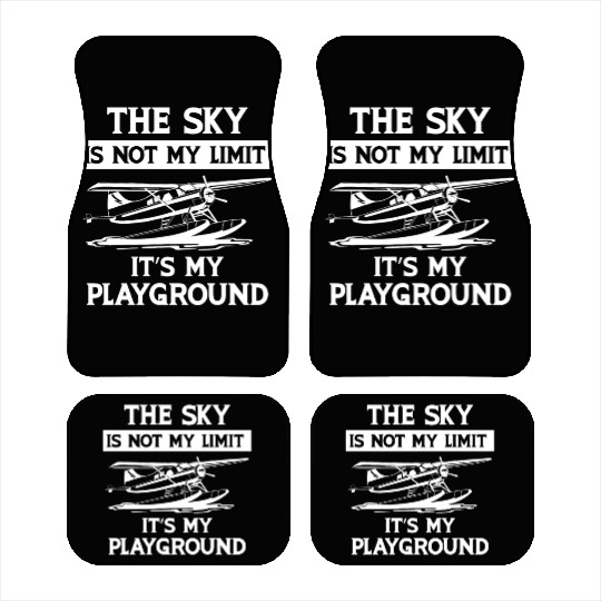 Airplane Aviation Pilot Aircraft Car Mats