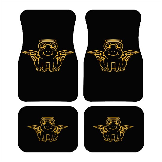 wings halo frog angel Car Mats