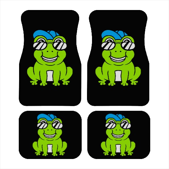 Sunglasses Cap Frog Boy Car Mats