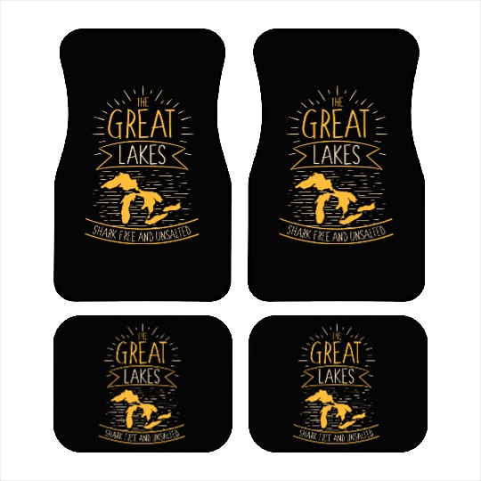 The Great Lakes Shark Free Unsalted Michigan Car Mats