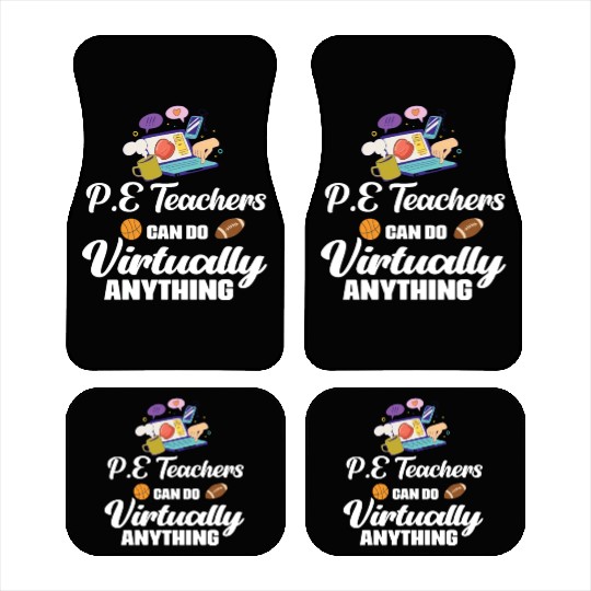 PE Teachers Virtual Phys Ed Physical Education Car Mats