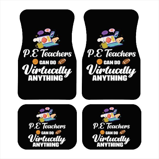 PE Teachers Virtual Phys Ed Physical Education Car Mats