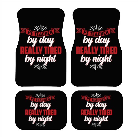 PE Teacher Phys Ed Physical Education Car Mats