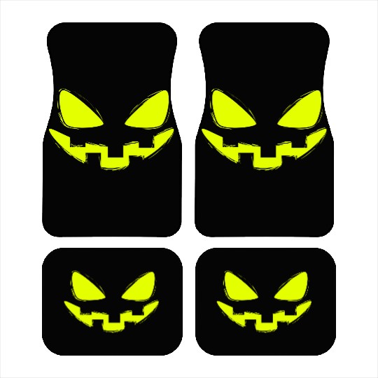 Pumpkin Halloween Car Mats