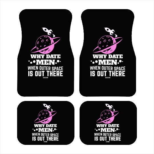 Aerospace woman universe rocket Planet Car Mats