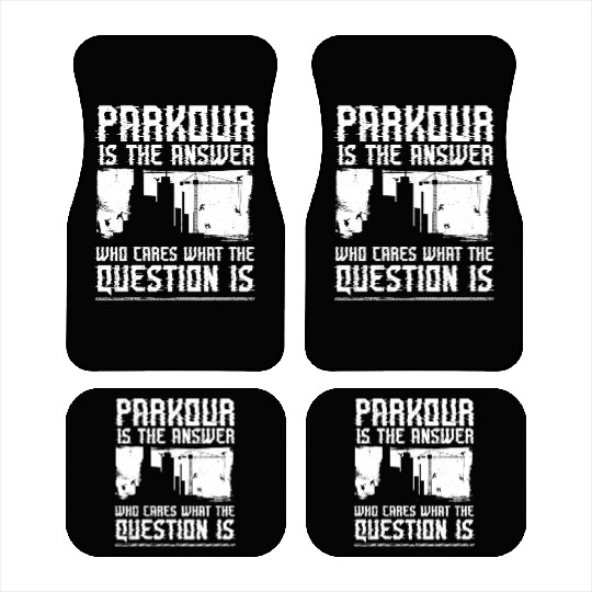 Parkour Free Running Traceur Car Mats