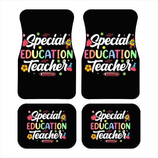 Special Education Teacher Cute Sped Awareness Car Mats
