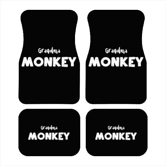 Grandma Monkey - Grandma Car Mats