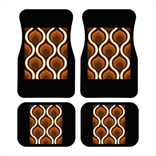 Autumn colors inscription on dress fall vibes Car Mats