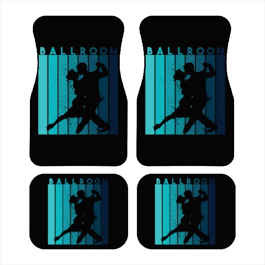 Retro Dance Teacher Dancer Ballroom Car Mats