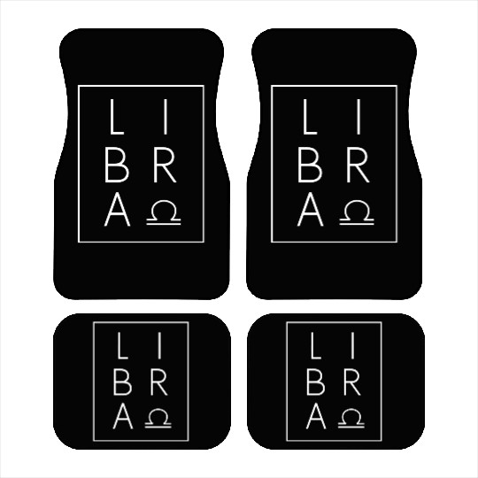 Libra Zodiac Sign Astrology Birthday Car Mats