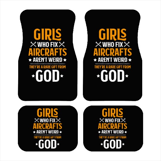 Aircraft Mechanic Aviation Maintenance Technician Car Mats