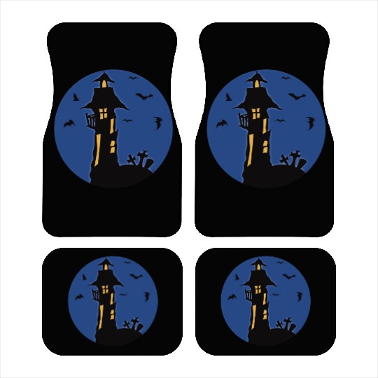 Halloween Haunted House Car Mats