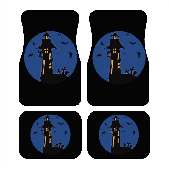 Halloween Haunted House Car Mats
