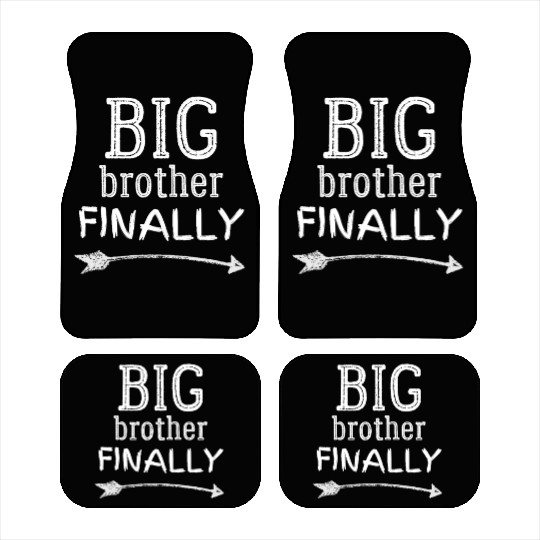 Big Brother Finally Novelty Older Brothers Cute Car Mats