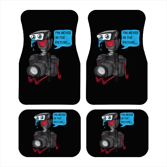 Sad Photo Camera Crying Photographer Joke Gift Pho Car Mats
