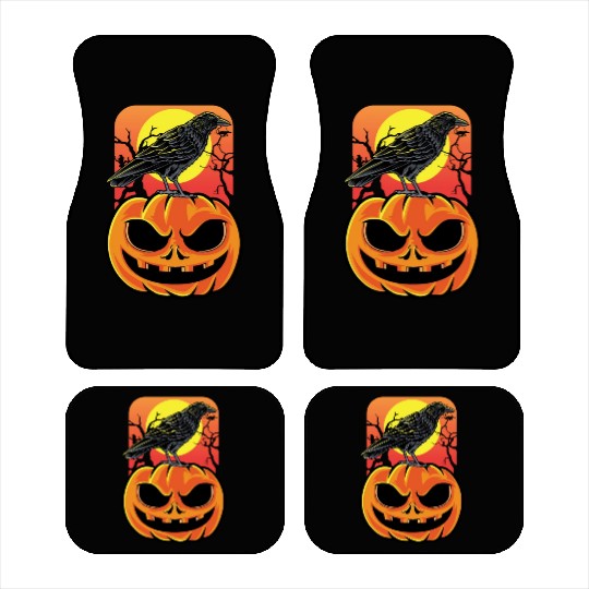 Crow Halloween Bird Watcher Gift Car Mats